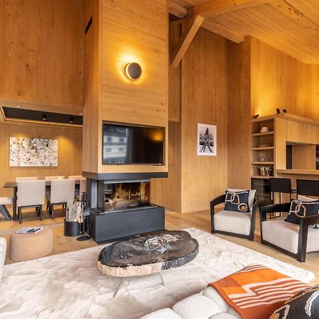Ecrin Blanc - Appartement Haut De Gamme - Balcon Avec Vue - Centre De Megève Buitenkant foto