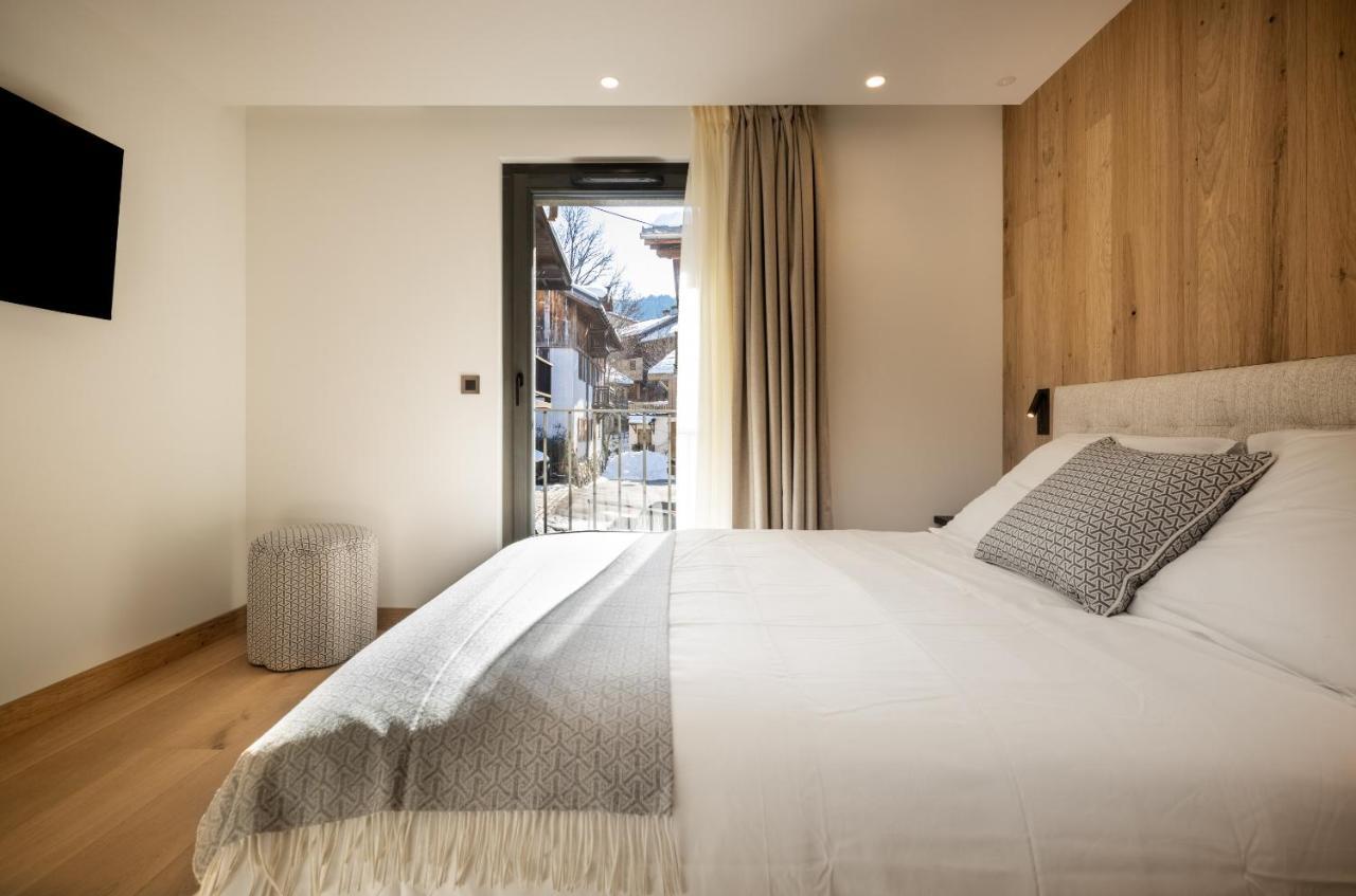 Ecrin Blanc - Appartement Haut De Gamme - Balcon Avec Vue - Centre De Megève Buitenkant foto