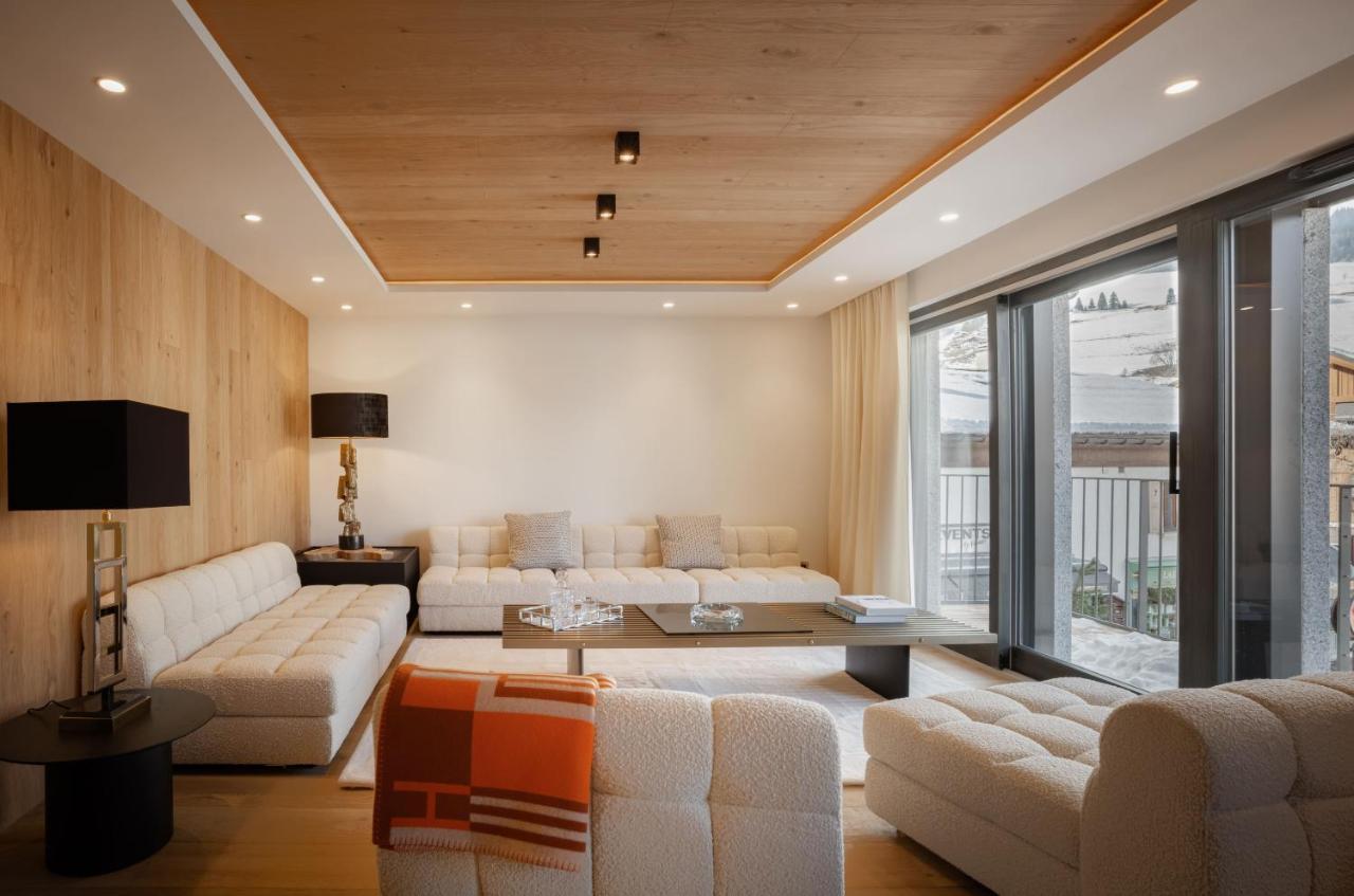 Ecrin Blanc - Appartement Haut De Gamme - Balcon Avec Vue - Centre De Megève Buitenkant foto