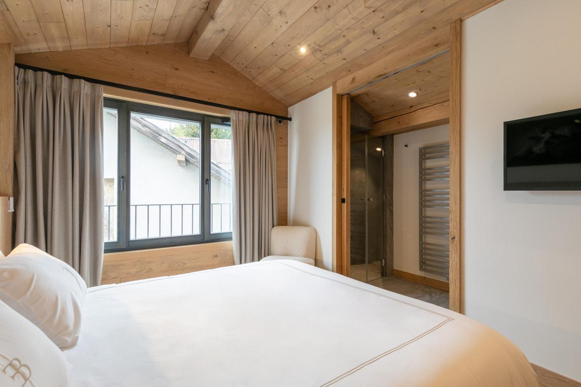 Ecrin Blanc - Appartement Haut De Gamme - Balcon Avec Vue - Centre De Megève Buitenkant foto