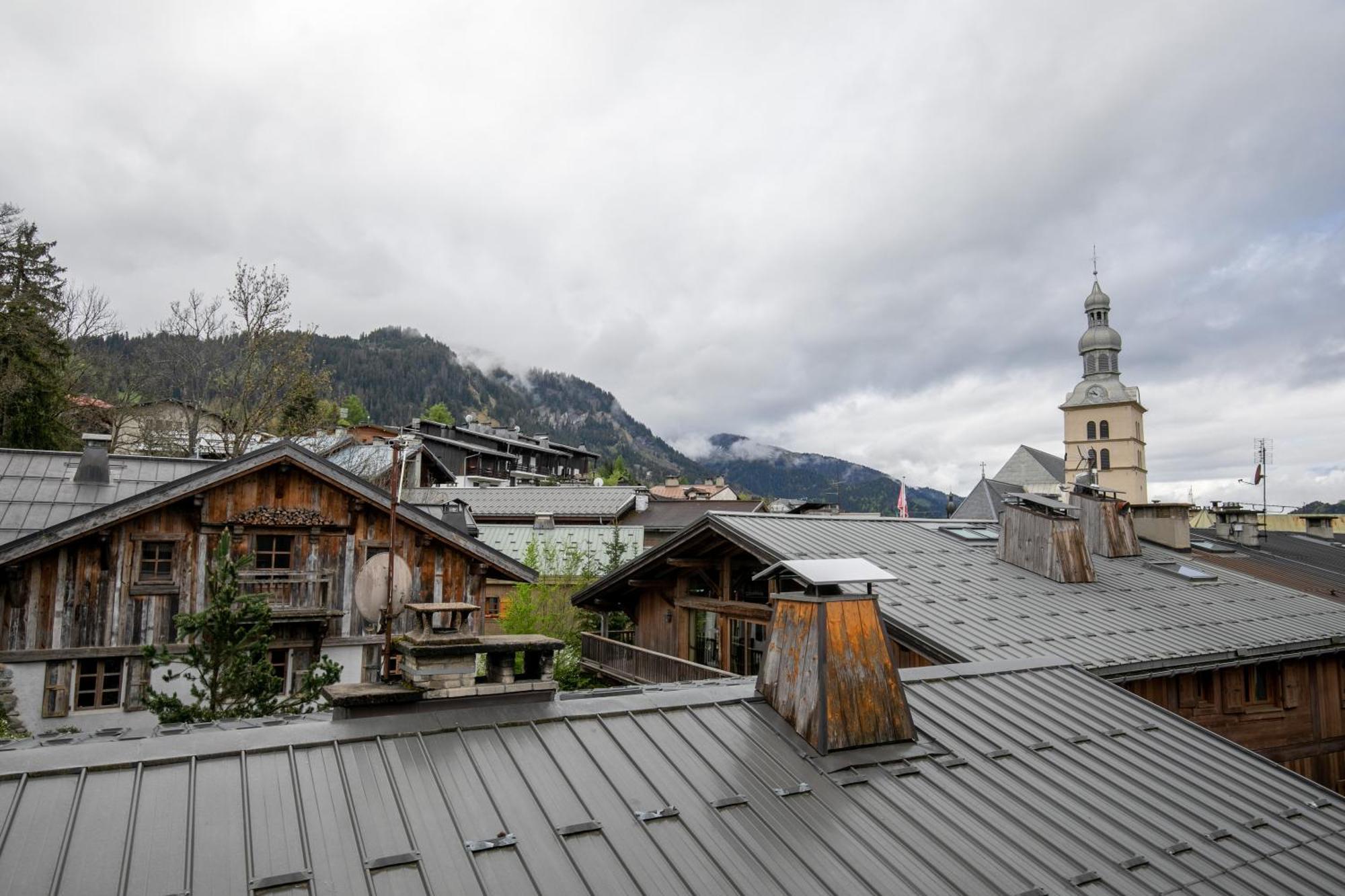 Ecrin Blanc - Appartement Haut De Gamme - Balcon Avec Vue - Centre De Megève Buitenkant foto